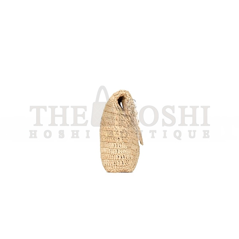 Y51 CASSANDRE LARGE ENVELOPE POUCH IN RAFFIA 786074GAAEX2080 (29.5*18*4.5cm) Master Quality